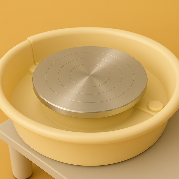 Electric Pottery Wheel with Foot Pedal Control